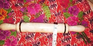 Wooden rolling pin for baking